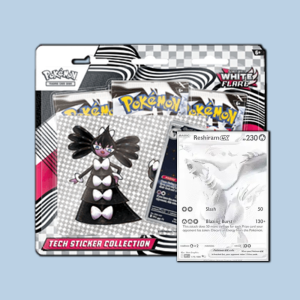 White Flare Tech Sticker Collection EN